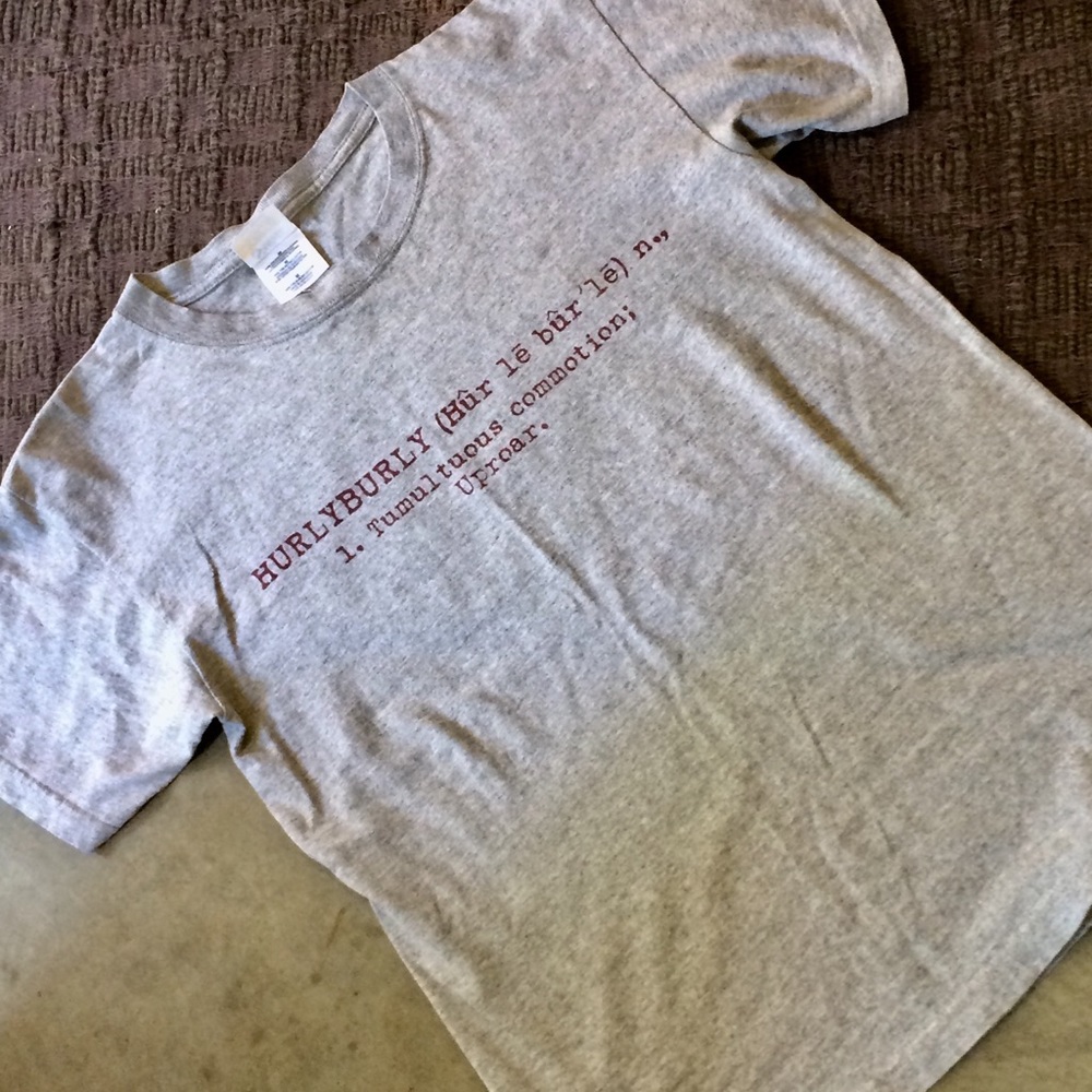 HURLYBURLY Film Tee Sean Penn Sz M Unisex